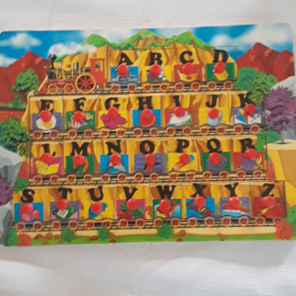 Wooden Toy Alphabet Puzzle